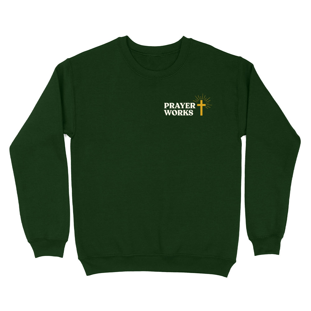 Need Prayer Tap My Shoulder Christian Unisex Sweatshirt