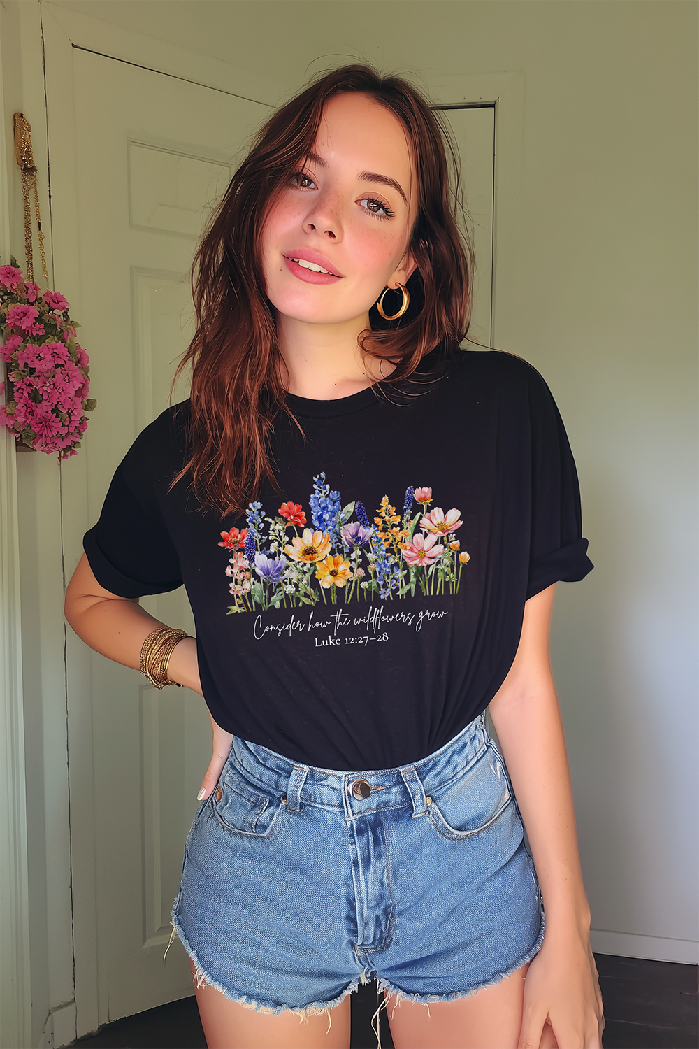 Consider How The Wild Flowers Grow Unisex T-shirt