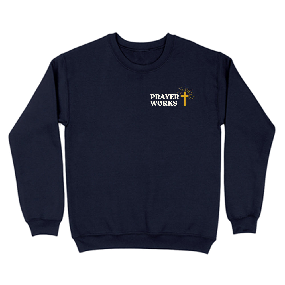 Need Prayer Tap My Shoulder Christian Unisex Sweatshirt