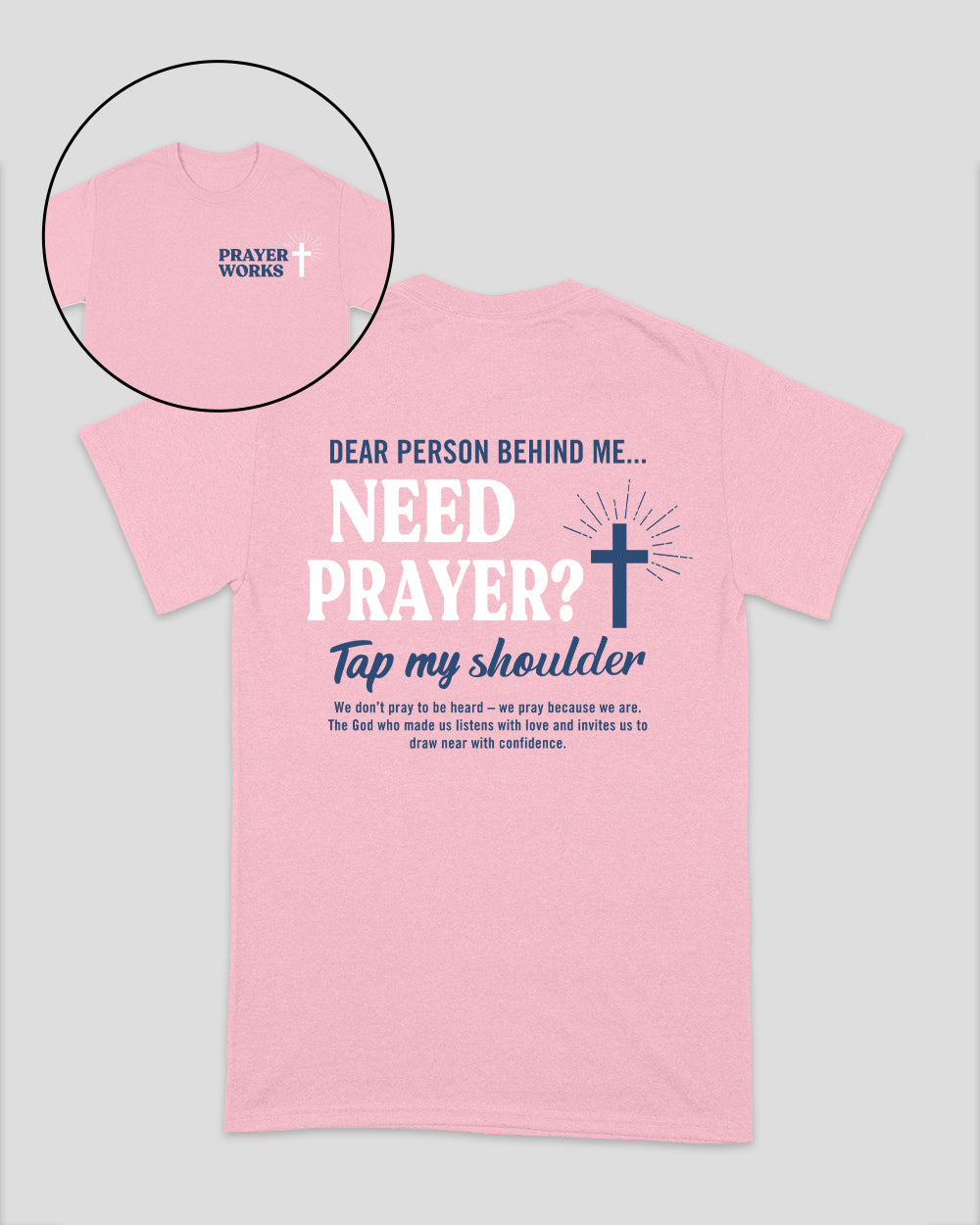 Need Prayer Tap My Shoulder Christian Unisex T-Shirt