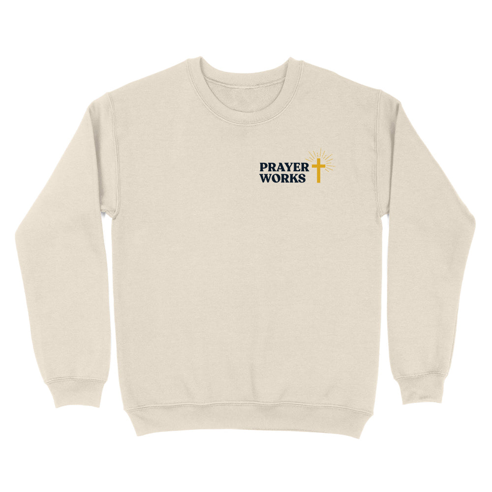 Need Prayer Tap My Shoulder Christian Unisex Sweatshirt