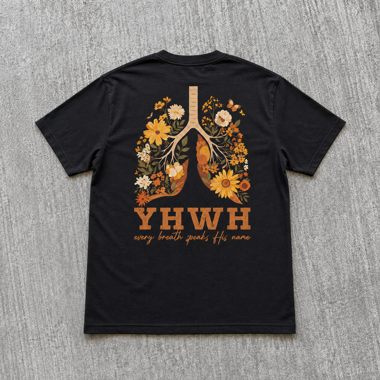 YHWH Every Breath Speaks His Name Christian Unisex T-shirt