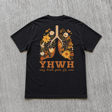 YHWH Every Breath Speaks His Name Christian Unisex T-shirt